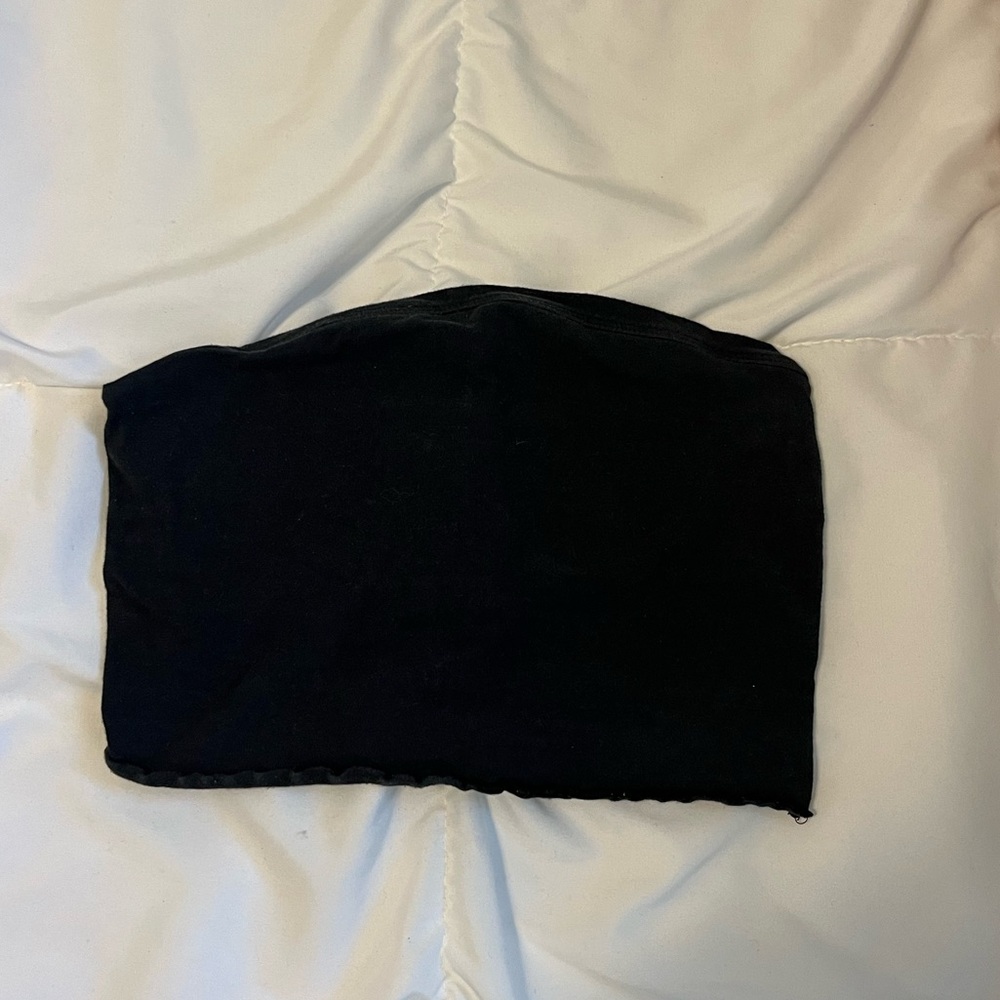 Pacsun Basics Black Cropped Tube Top